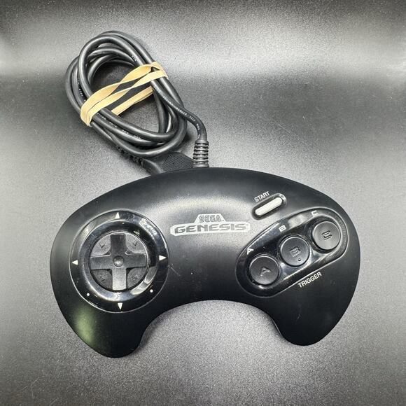 OEM AUTHENTIC Official Sega Genesis 3 Button Controller 1650 - Tested & Working - Picture 1 of 4